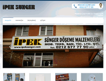 Tablet Screenshot of ipeksunger.com